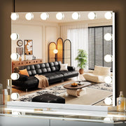 LED Vanity Mirror with RGB Lights, Dimmable Touch Screen, Bedroom Makeup