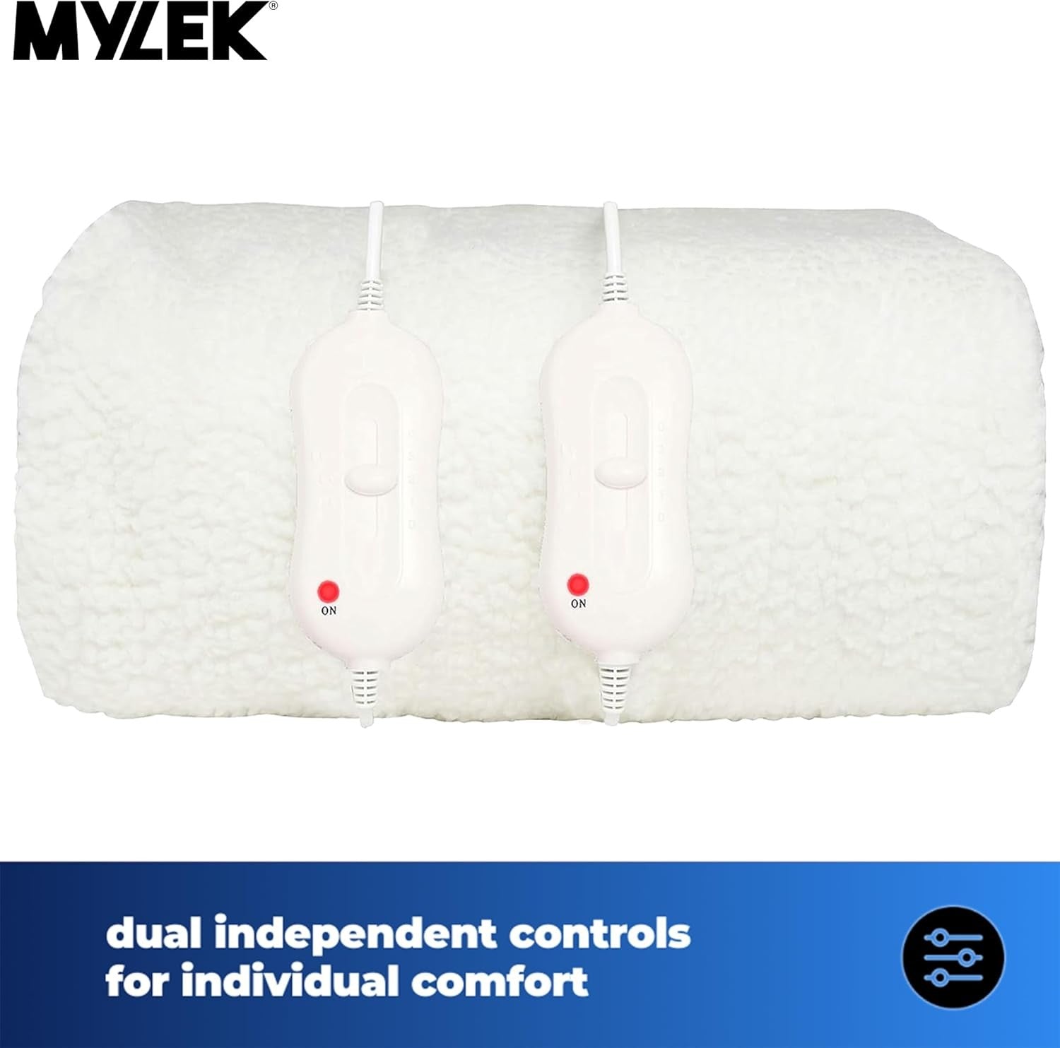 Double Electric Underblanket Dual Control Fitted Mattress Cover Fast Heat Washab