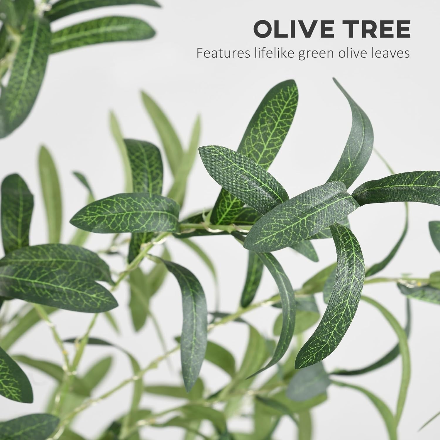 180cm Olive Tree Light with 300 LED Warm White Lights Artificial Indoor Decor