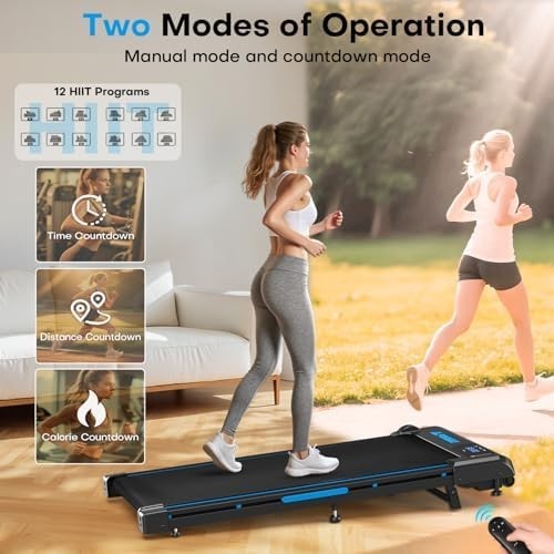 Foldable 3-in-1 Walking Pad Treadmill 10KM/H 9% Incline Home Fitness