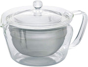 Glass Teapot 450ml with Stainless Steel Infuser Loose Leaf Tea Pot