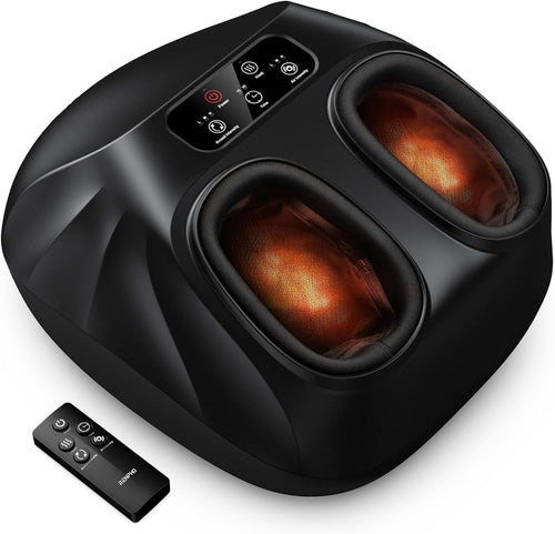 Heated Shiatsu Foot Massager Deep Kneading Wireless Remote UK 14