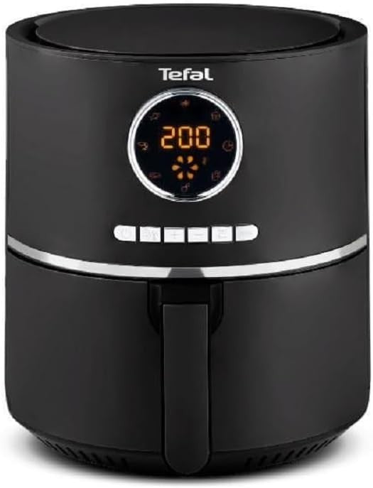 Digital Hot Air Fryer Automatic Shut-Off Bake Roast Broil Compact Countertop