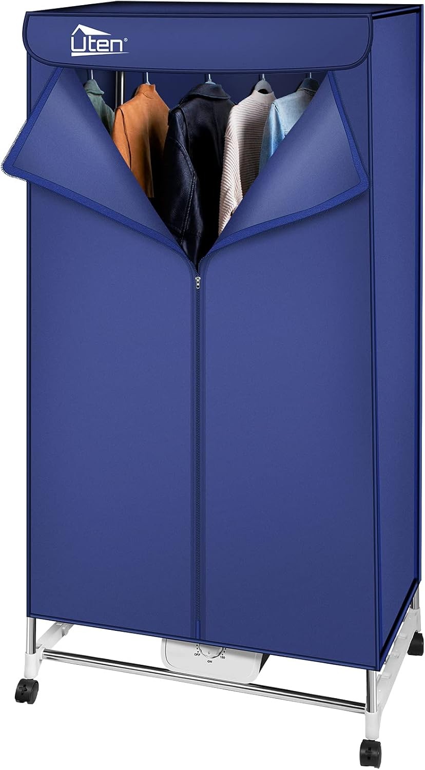 Electric Clothes Dryer 1500W Warm Air Drying Wardrobe 15kg Indoor