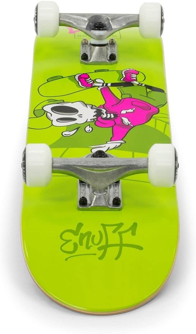 Skully Complete Skateboard 31.5" × 7.75" Green Maple Wood Beginner