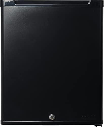 35L Lockable Minibar | Frost-Free, LED Light, Adjustable Shelves Black