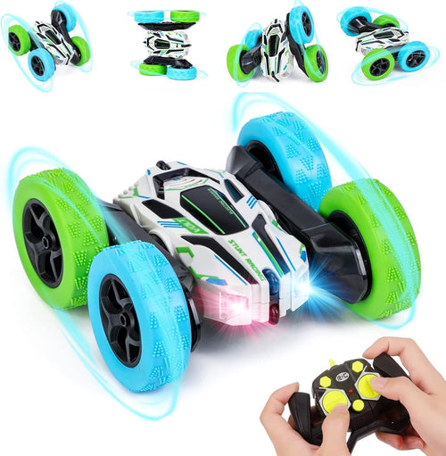 4WD RC Stunt Car 360° Flip High Speed Off-Road Toy for Kids 3–12, Rechargeable