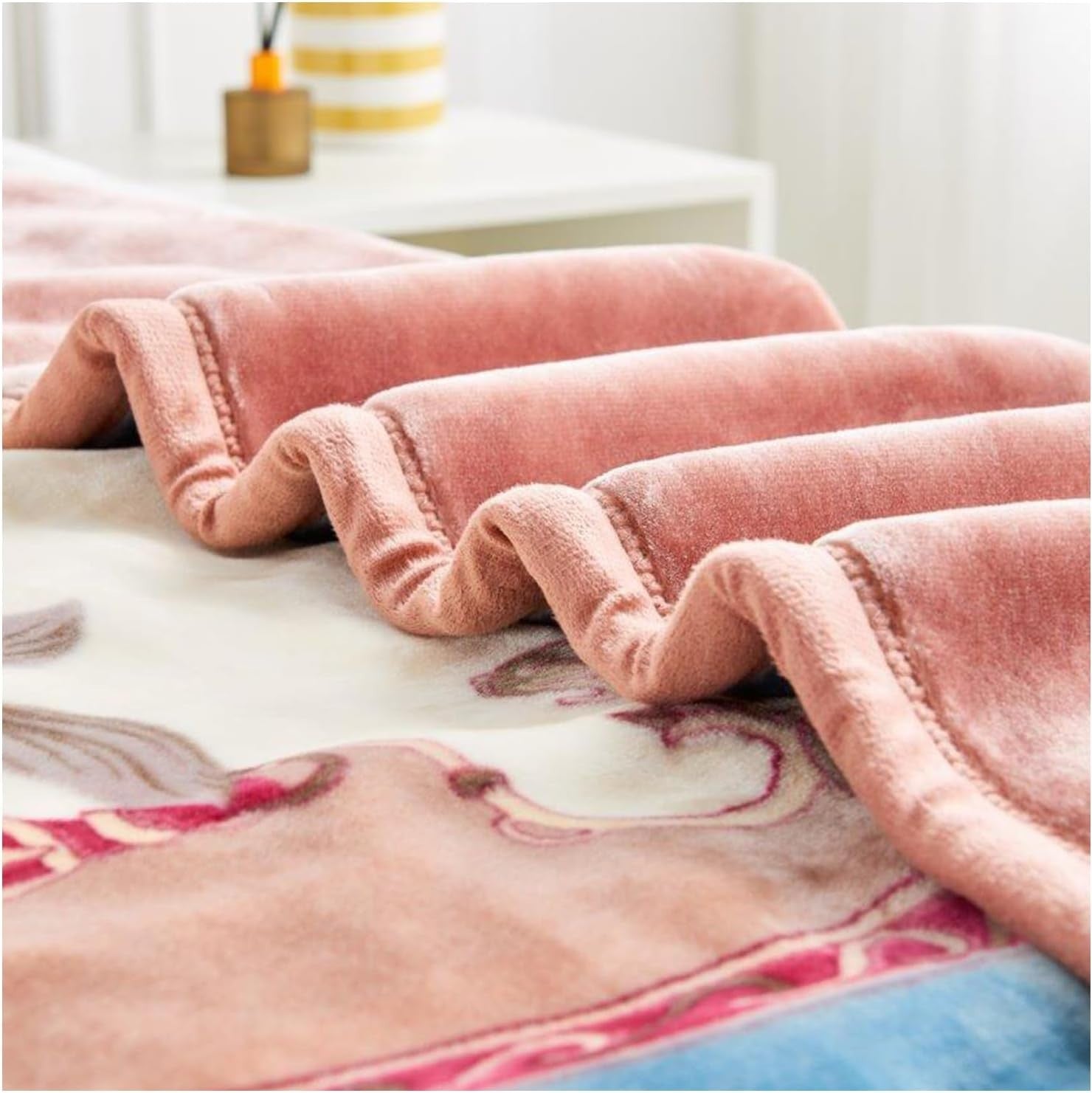 Rosy Delight 5kg Fleece Blanket 200x240cm King Size