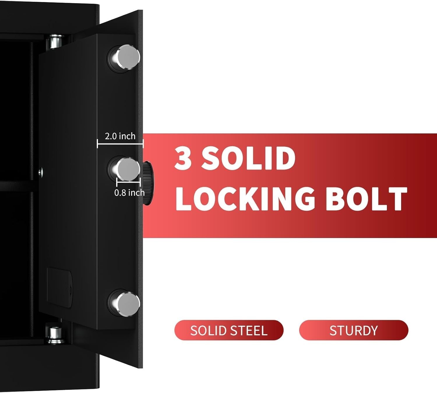 45L Digital Safe Box Electronic Keypad Security Cash Lock Safe