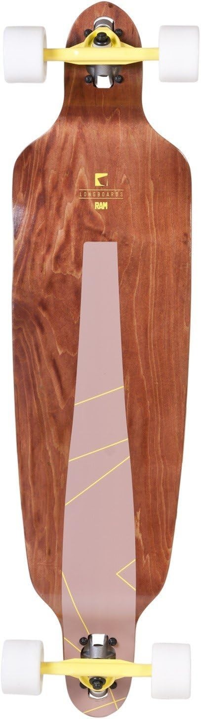 100cm Maple Longboard 9.75" Wide Mahogany Cruiser Adult Beginner