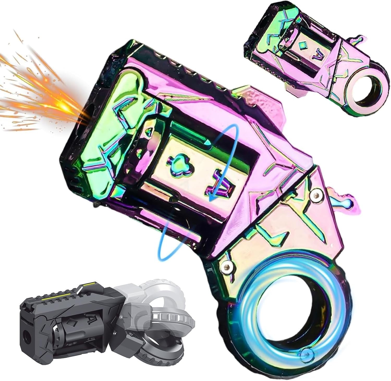 Colorful Metal Fidget Slider EDC Stress Relief Finger Toy