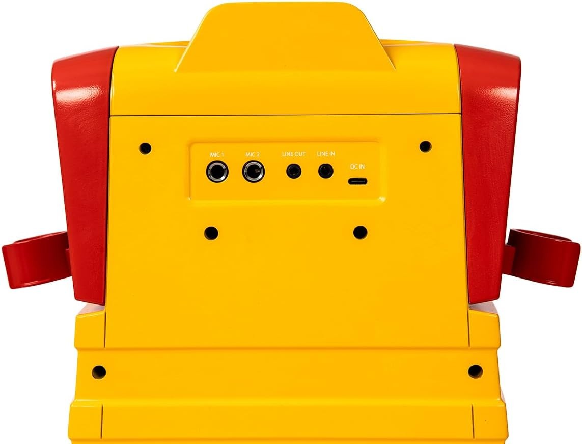 Yellow Submarine Karaoke Machine 2 Mics Bluetooth LED USB