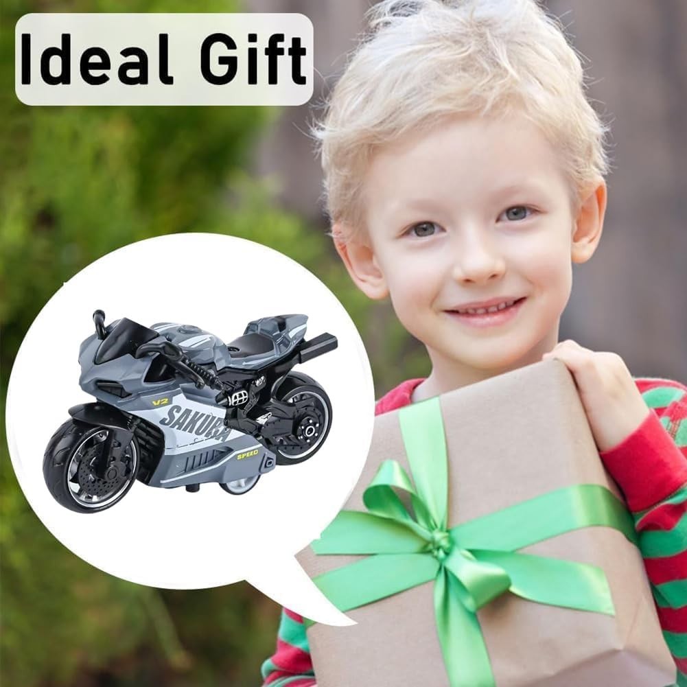 Realistic Motorcycle Toy Model 9x5cm | Safe, Durable, Kid-Friendly Gift