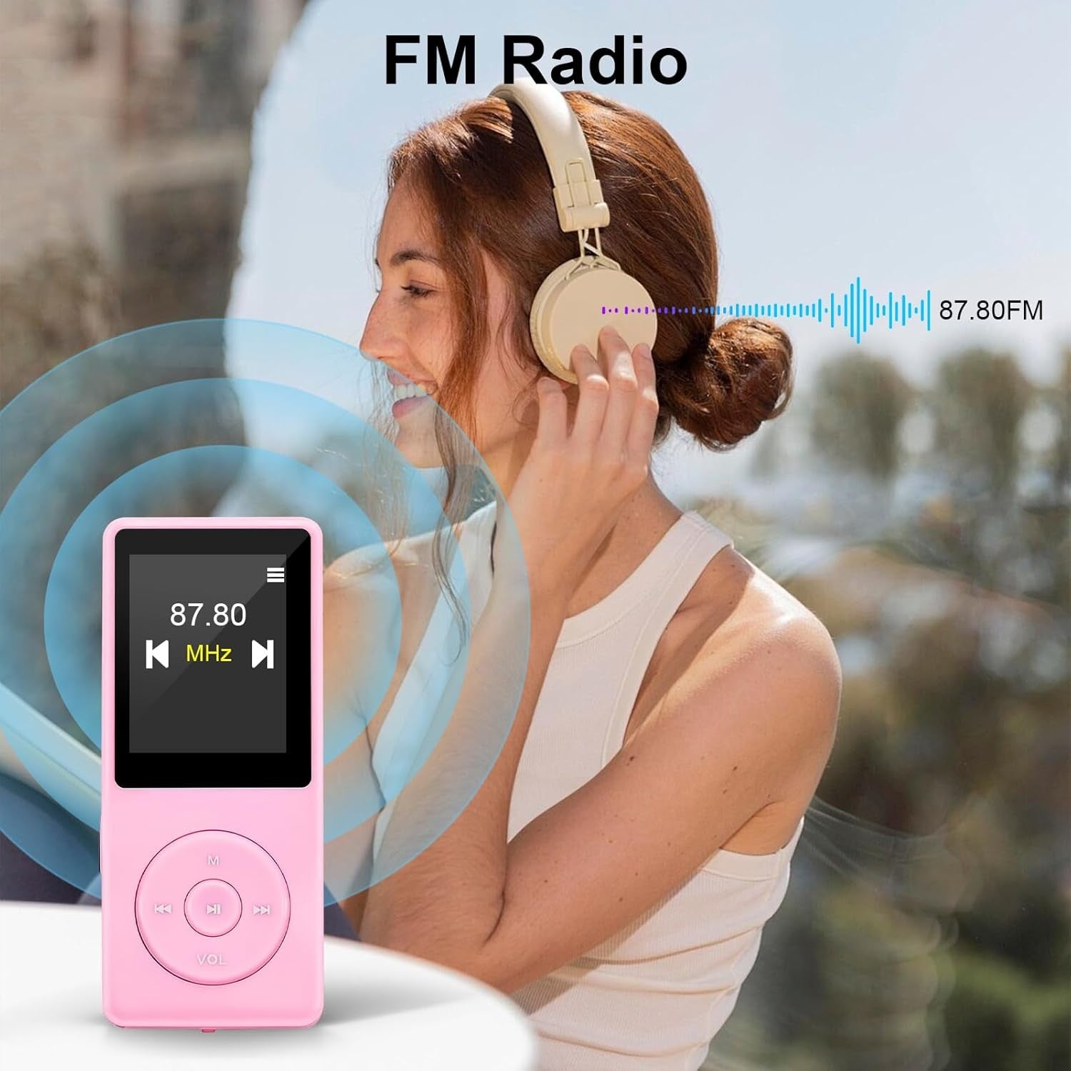 128GB MP3 Bluetooth 5.0 FM Radio Speaker E-Book