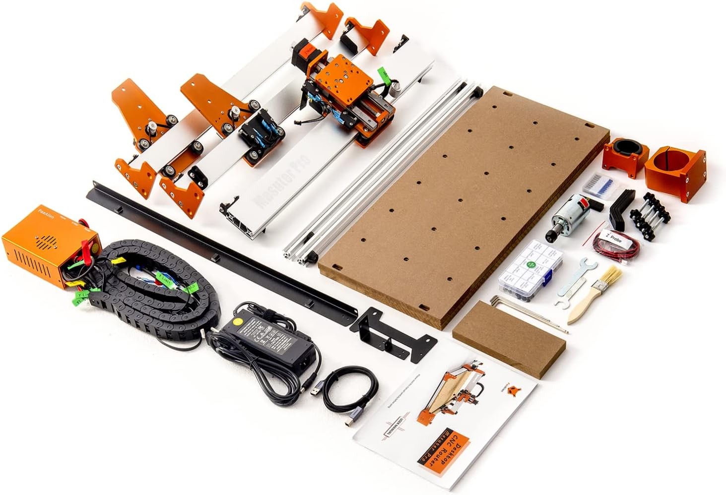 CNC Router Machine 3-Axis Engraver Wood Acrylic MDF DIY Carving Kit
