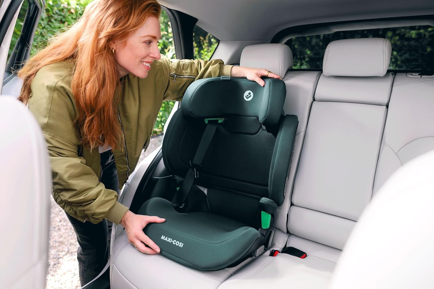 i-Size High Back Booster Seat ISOFIX 100–150cm Side Impact Adjustable