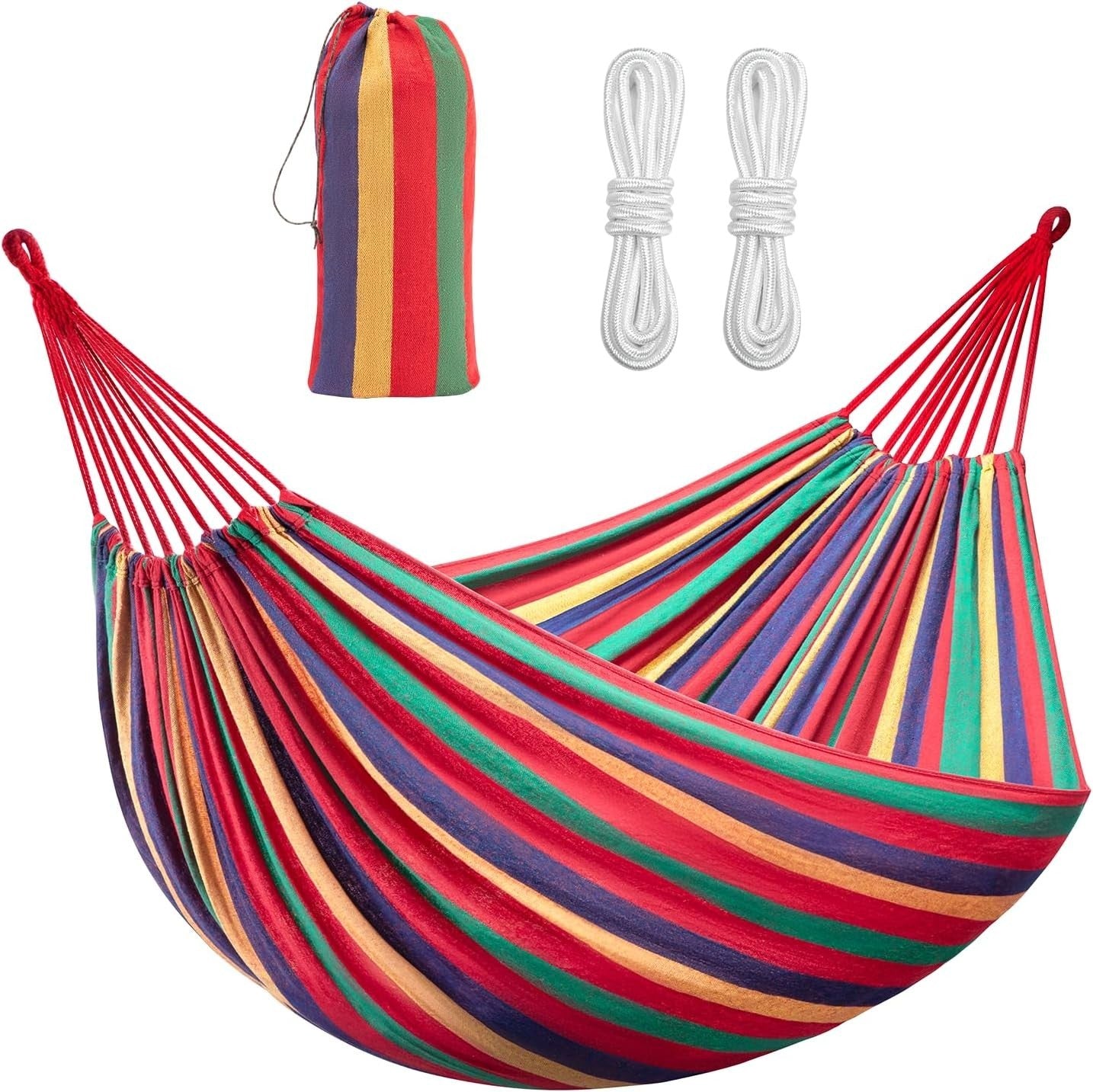 Portable Outdoor Camping Hammock Swing 190x150 cm with 150kg Load Capacity