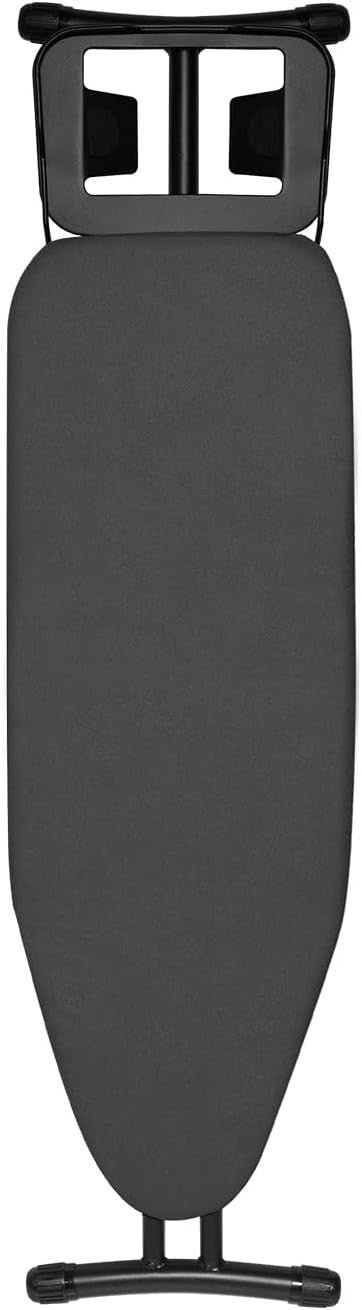 Classic Folding Ironing Board Dark Grey Adjustable Height with Iron Rest