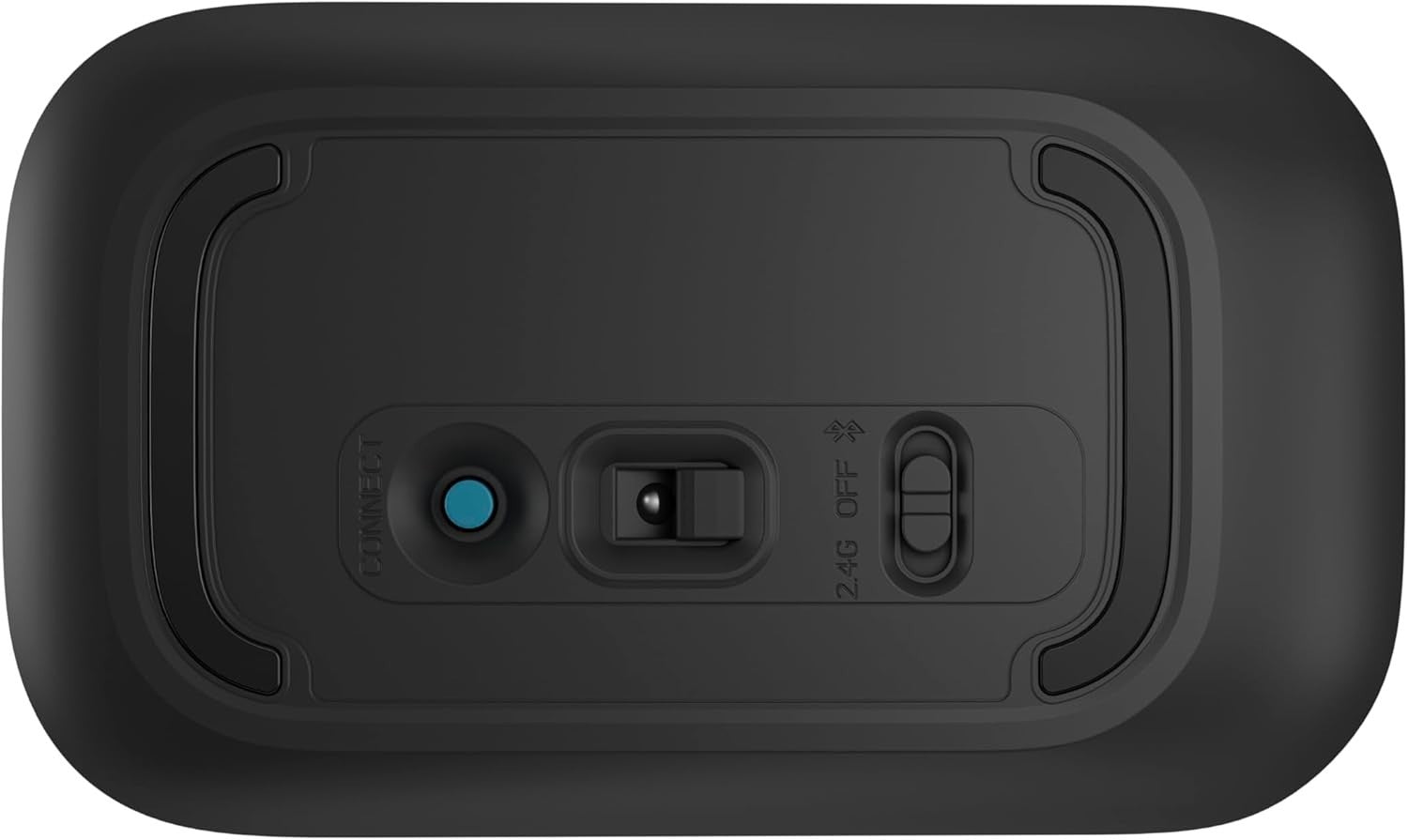 Wireless Bluetooth Mouse 1600 DPI Dual Mode Slim Black