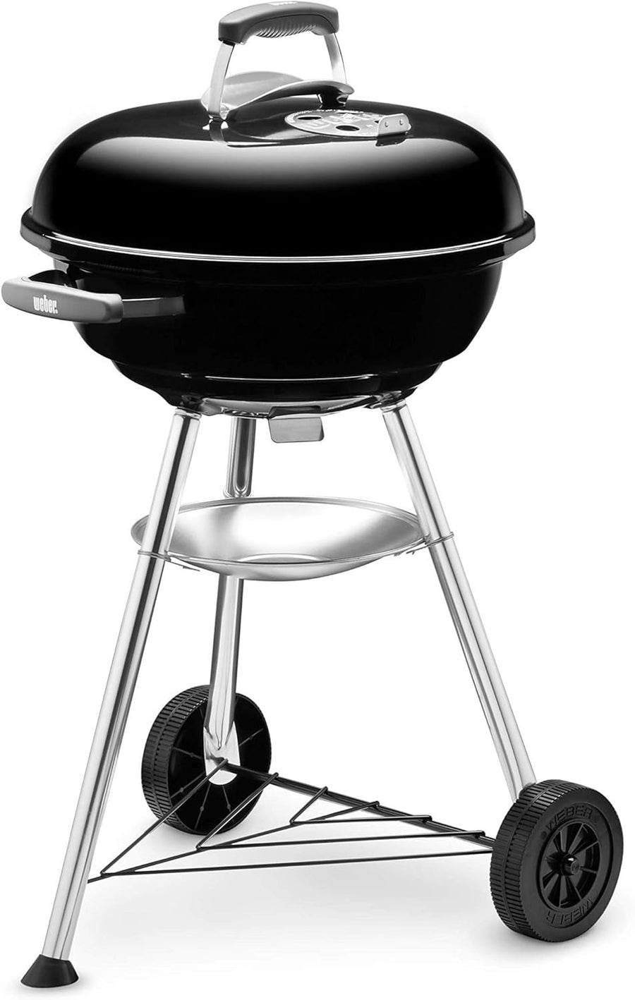 Compact Kettle Charcoal BBQ Grill 47cm | Porcelain-Enamel Bowl | Tripod Stand