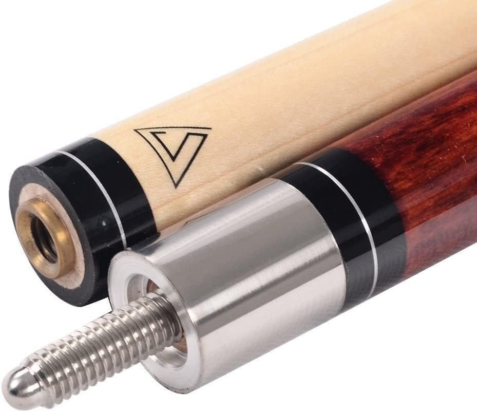 58” Maple Pool Cue 11.5mm Layered Tip 1/2 Joint Irish Linen 19oz