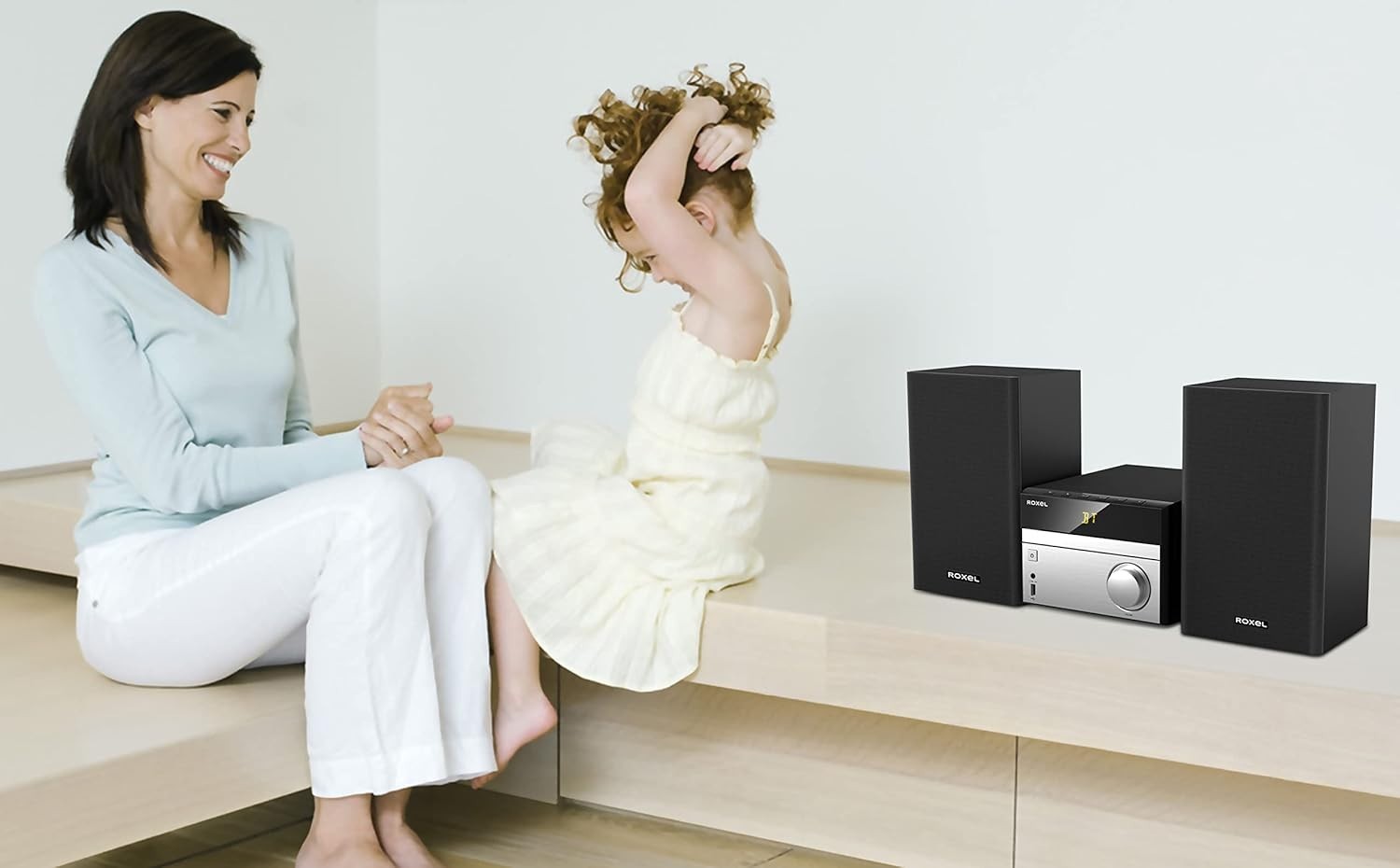 30W Bluetooth CD Hi-Fi System with DAB/DAB+, USB, FM & AUX Compact Stereo