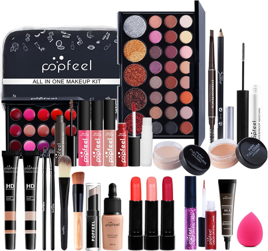 All In One Makeup Set Full Kit Eyeshadow Lipstick Gift