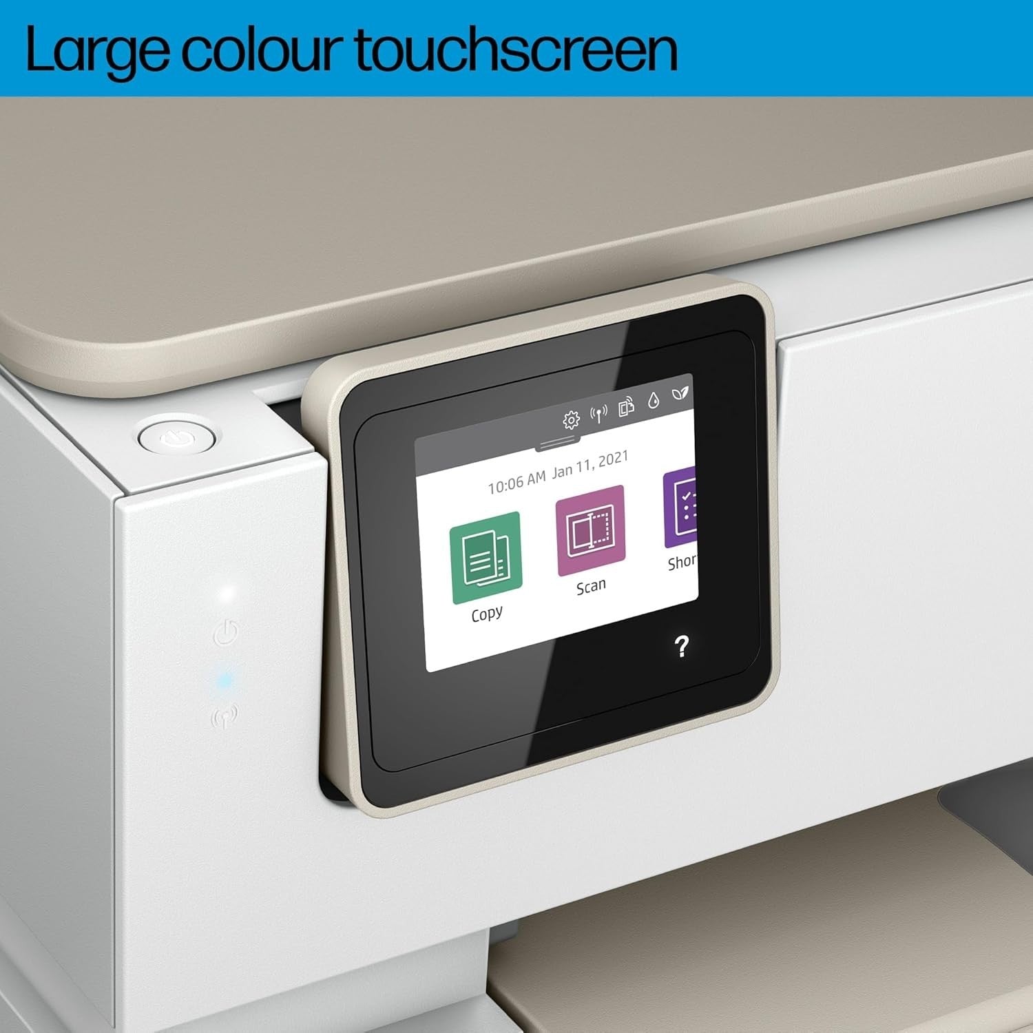 All-in-One Wireless Colour Printer Scanner Copier Duplex White A4