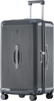 20” Trunk Style Carry On Hard Shell Suitcase TSA Lock Silent Wheels