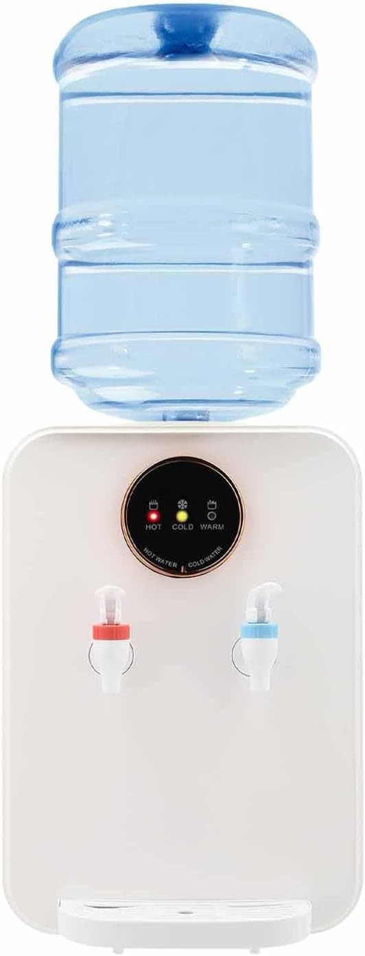 Hot Cold Water Cooler Dispenser Top Loading LED Indicator Home Office
