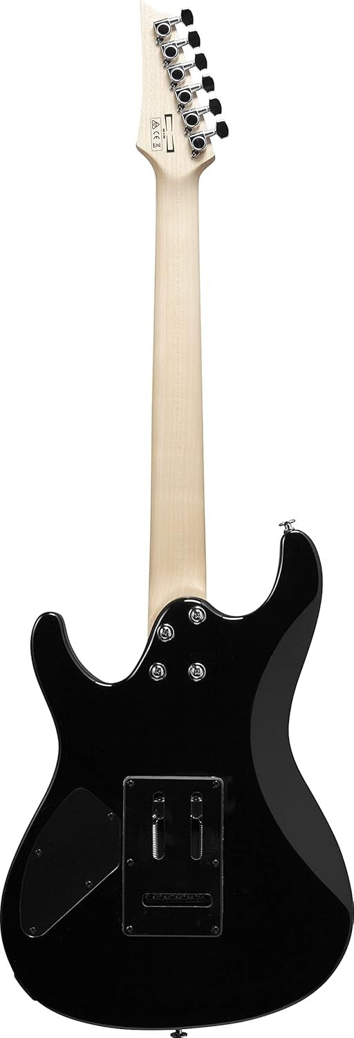 Electric Guitar Black HSS Tremolo Maple Neck Full Size Pro Style