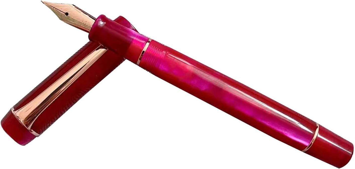 Red Tassel Acrylic Pen Smooth Writing for Office, School & Journaling
