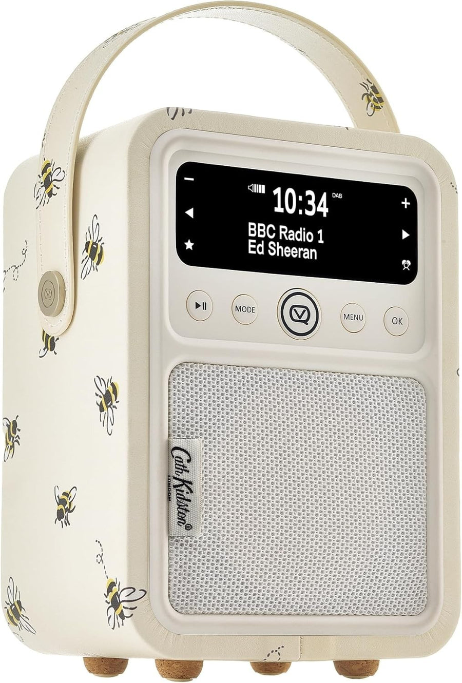 Portable DAB+/FM Radio Alarm Clock with Bluetooth & USB Charging