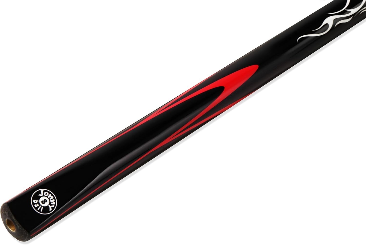 57in English Pool Cue 8.5mm Tip Ash Shaft Centre Joint Low Deflection