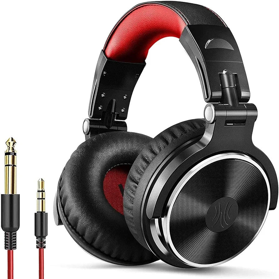 Studio Over Ear Headphones Hi-Fi Sound 50mm Drivers DJ Recording