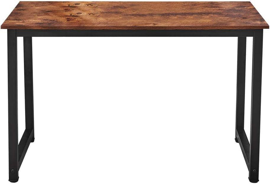 Computer Desk 120cm Rustic Home Office Study Table PC Laptop Workstation