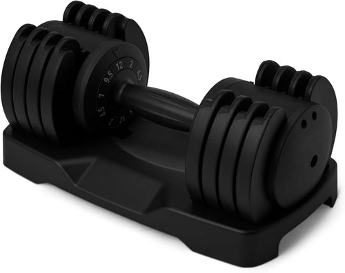 Adjustable Dumbbell 2–12KG Single Quick Dial Space Saving Home Gym
