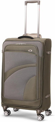 26'' Medium Check In Suitcase Lightweight 8 Wheel Eco Hold Luggage TSA