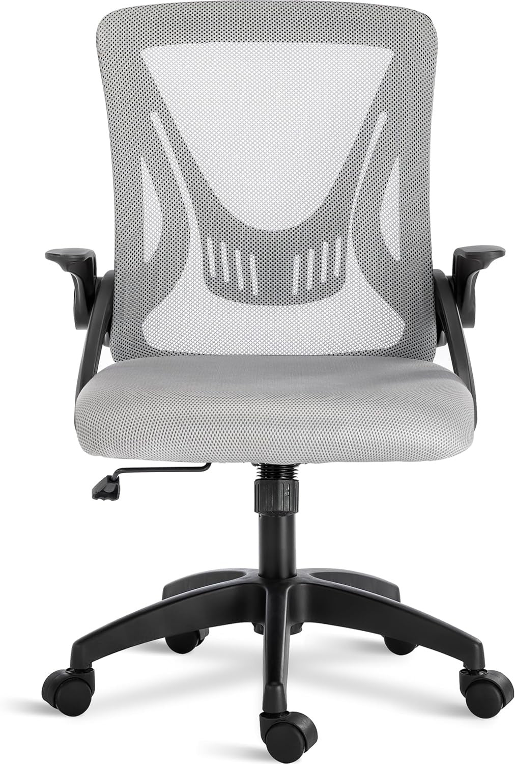 Ergonomic Mesh Office Chair Swivel w/ Lumbar Support Flip Arms
