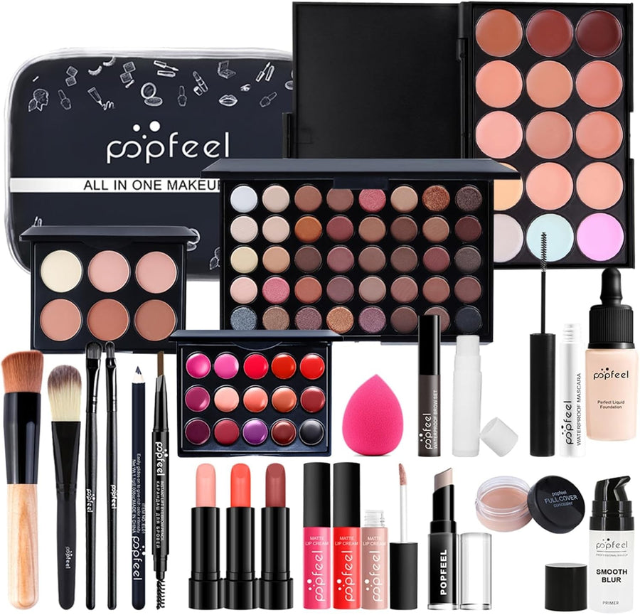 All In One Makeup Kit 60 Colours Palette Set Lipstick Concealer Gift
