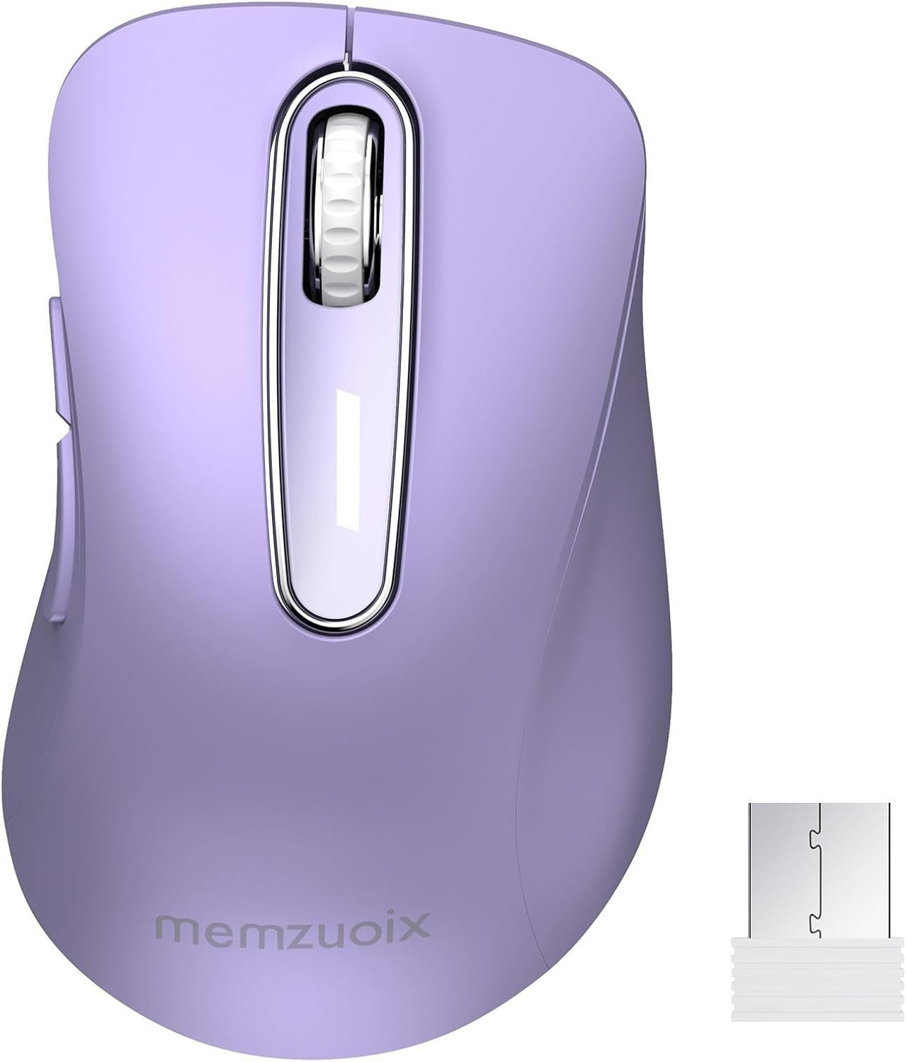 Ergonomic Wireless Mouse 1400 DPI USB 2.4G Portable Laptop Lilac