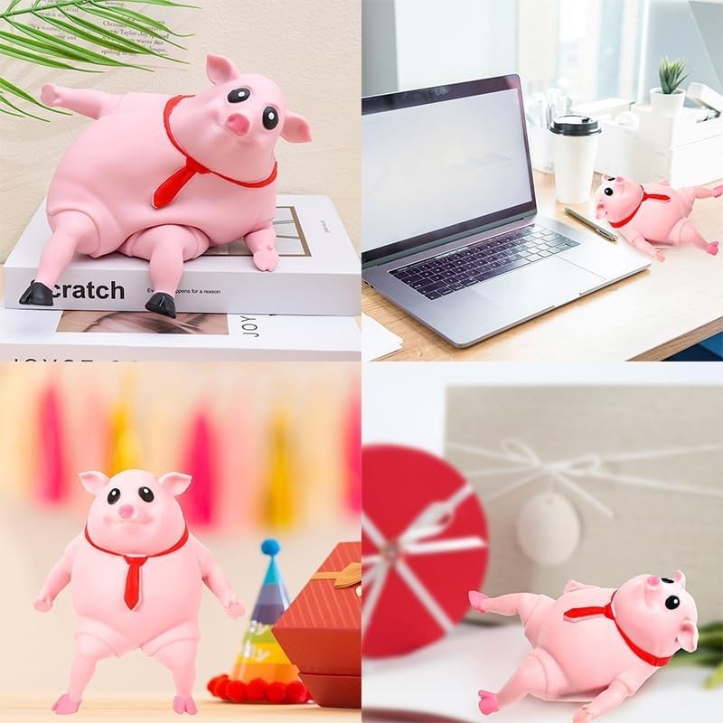 Large Stress Pig Squishy Toy Pink Anti Stress Funny Animal Fidget