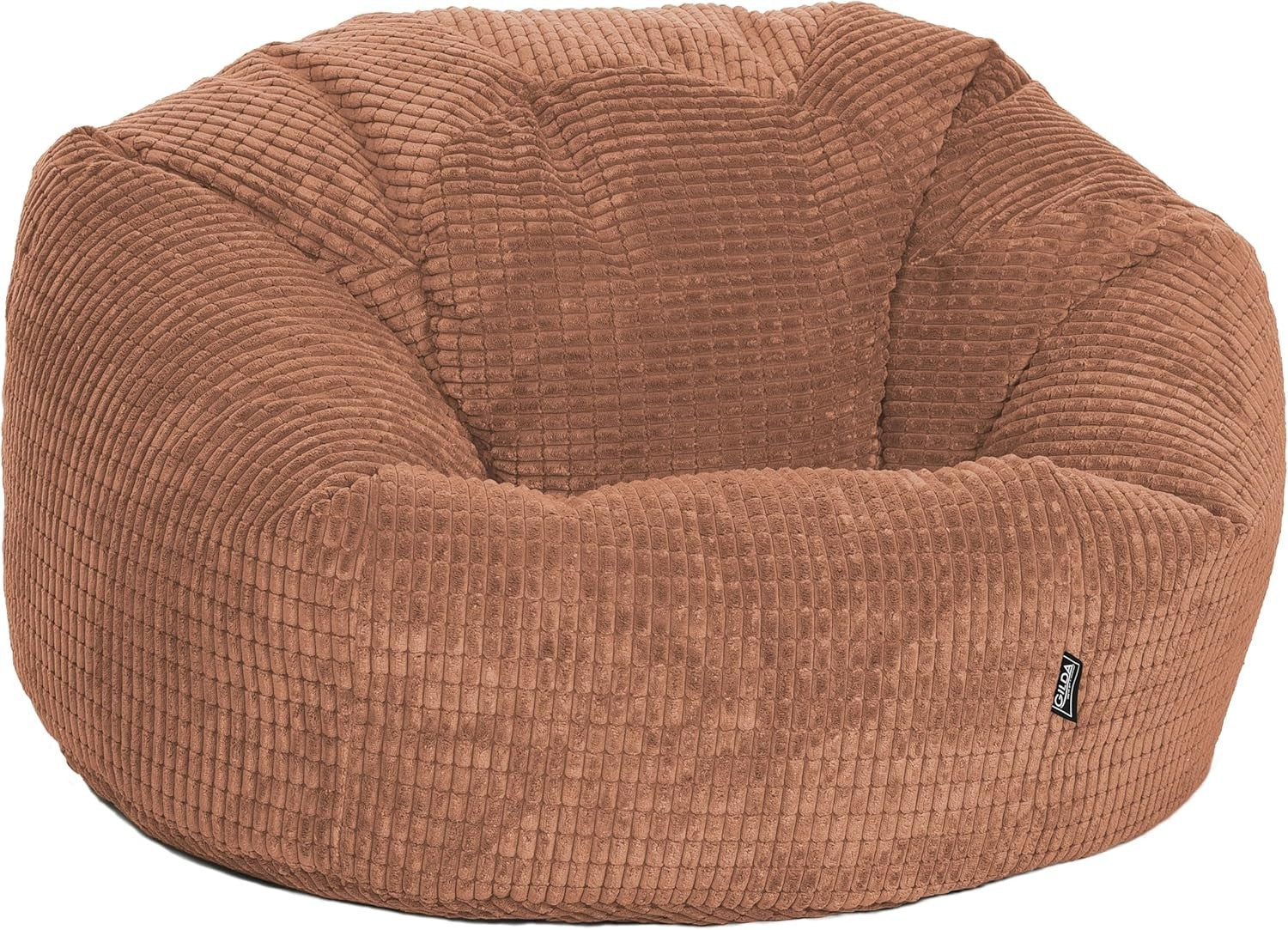 Giant Soft Corduroy Bean Bag Chair for Adults & Teens | Lounge Seat UK