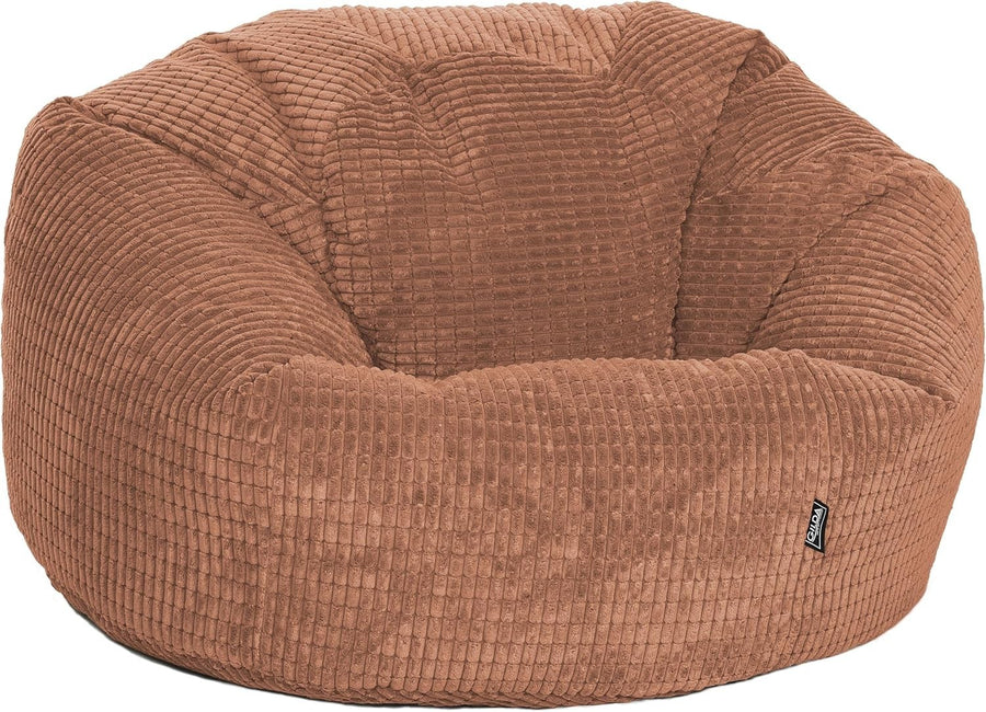 Giant Soft Corduroy Bean Bag Chair for Adults & Teens | Lounge Seat UK