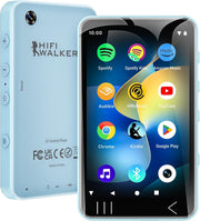 144GB Android MP3 Player 4" Touch Screen Bluetooth WiFi Blue