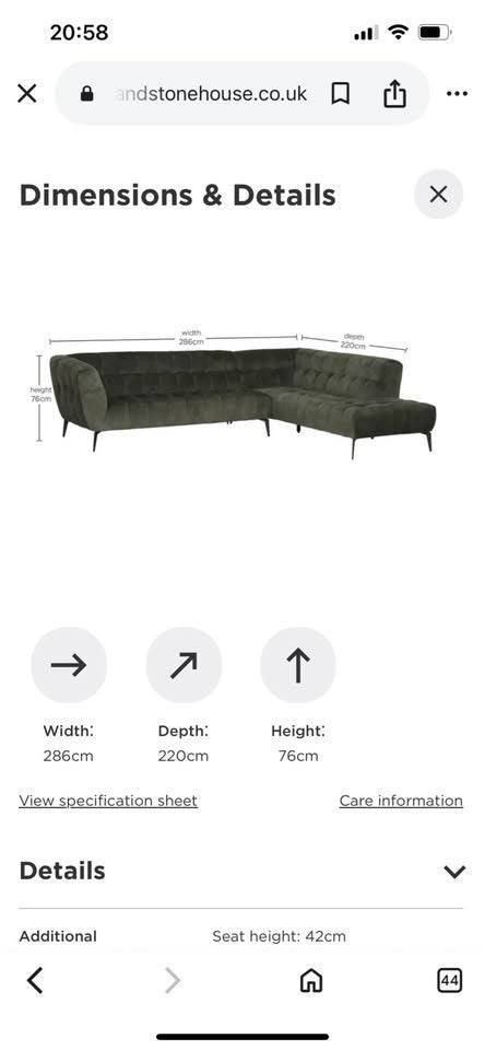 White Ivory Large Leather Corner Sofa + Armchair (PTP)