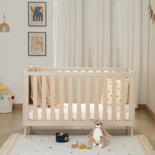 3in1 Convertible Toddler Bed Baby Cot Bed & Sofa Adjustable Height Teething Rail
