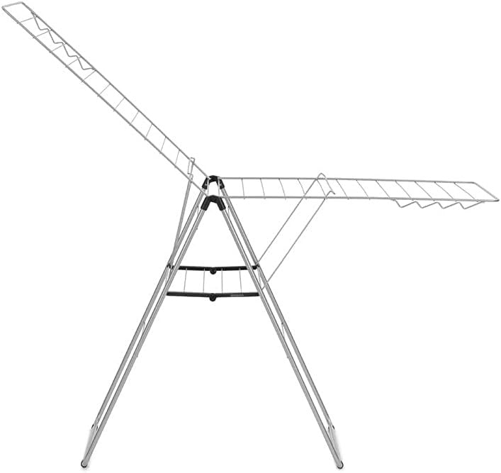 Large Indoor Clothes Airer 25m Stainless Steel Foldable Drying Rack Adjustable