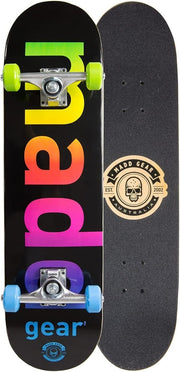 31" Complete Skateboard 8" Youth Beginner Maple Double Kick Deck Board