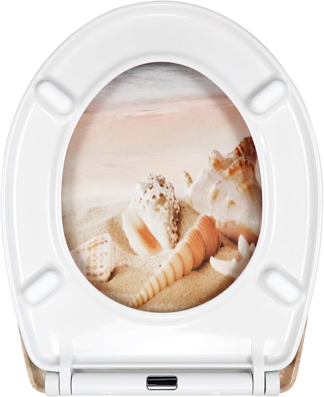 Soft Close Quick Release Toilet Seat Top Fixing Colourful 45x37cm